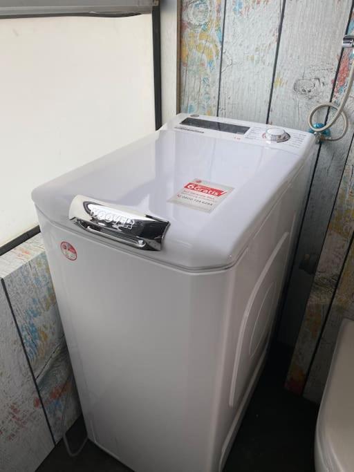 Gleis 2, Waggon Mit Ofen, Optional Mit Whirlpool Und Sauna Dahlem  Extérieur photo