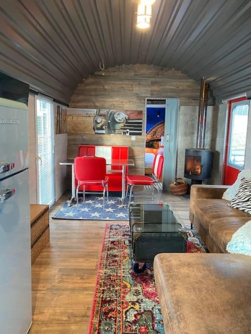 Gleis 2, Waggon Mit Ofen, Optional Mit Whirlpool Und Sauna Dahlem  Extérieur photo
