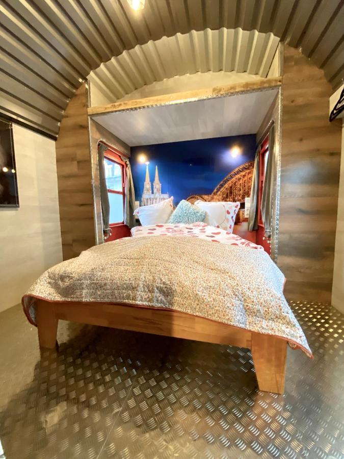 Gleis 2, Waggon Mit Ofen, Optional Mit Whirlpool Und Sauna Dahlem  Extérieur photo