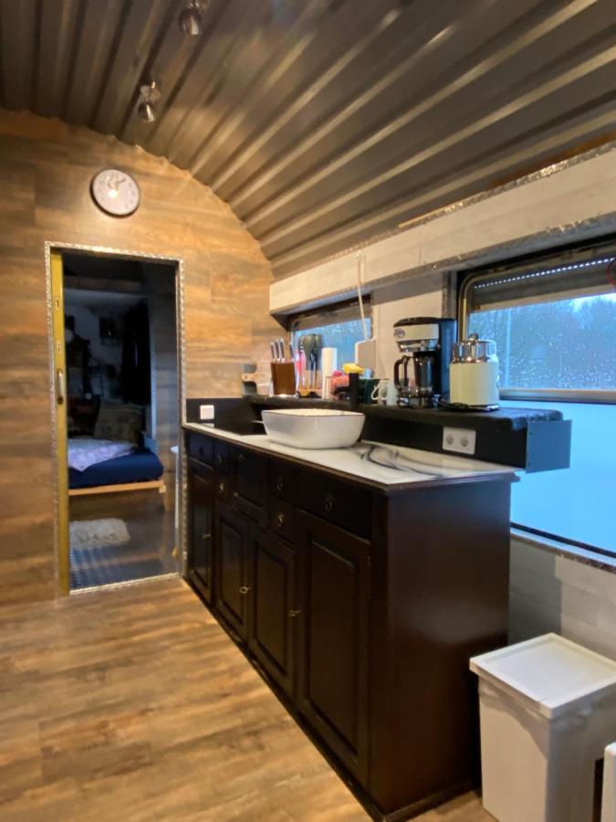 Gleis 2, Waggon Mit Ofen, Optional Mit Whirlpool Und Sauna Dahlem  Extérieur photo