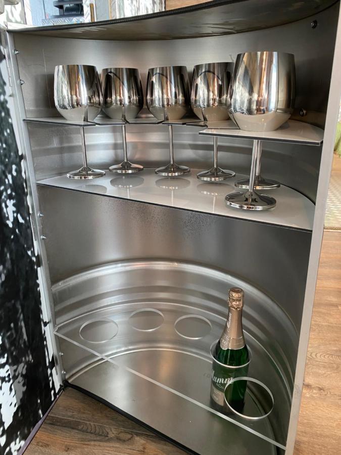 Gleis 2, Waggon Mit Ofen, Optional Mit Whirlpool Und Sauna Dahlem  Extérieur photo